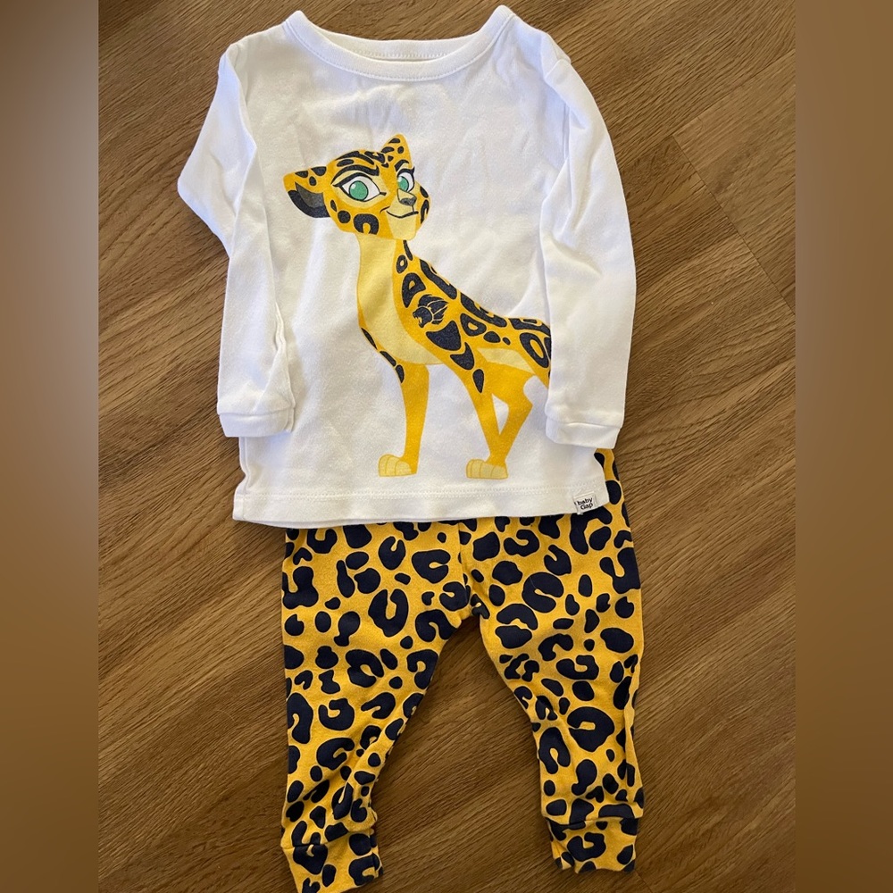 Baby Gap Lion Guard Fuli Leopard Pajamas